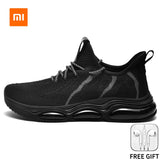 Xiaomi Youpin Tennis Casual Sneakers for Men's Shoes Summer Autumn TPU Boost Non-slip Walking Shoes Soft Breathable Mart Lion Black 39 