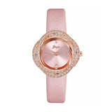 Women Simple Quartz Watches Design Strap Wristwatch Big Dial Ladies Girls Watch Mesh Female Clock For Dropship Mart Lion C1 Pink  