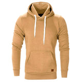 Men's Hoodies Sweatshirts Leisure Pullover Jumper Jacket Mart Lion Khaki S 
