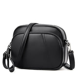 Ladies Women Crossbody Bags High Capacity Shoulder Handbag Female PU Leather Women Messenger Mart Lion Black 19x8x15cm 