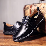 Genuine Leather Handmade Casual Men Shoes Design Sneakers Man Leather Travel Loafers Driving Mart Lion   