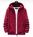 Men`s Streetwear Soft shell Fleece Jackets youth Casual sportswear Hip Hop anime Hoodies Sweatshirts Mart Lion Wine Red L 