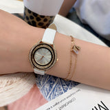  Women Bracelet  Watches Rhinestone Quartz Casual Wrist Girls Relógio Feminino Mart Lion - Mart Lion