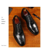 Men's Oxford Shoes British Border Versatile Vintage Leather Mart Lion   