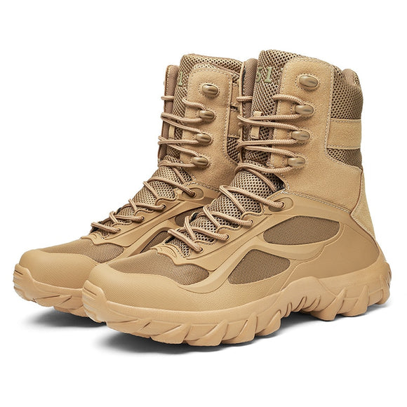  Men's Military Boots Special Force Desert Combat Shoes Snow Outdoor Work Safety Motocycle Army boots Mart Lion - Mart Lion