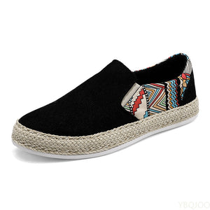 Men's Sneakers Casual Summer Low-top Corduroy Fisherma  Lazy  Slip-on Cloth  Trendy Shoes Tennis Mart Lion   