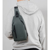  Men's Chest Bag Outdoor Sports Messenger Bag Multifunctional Waterproof Oxford Cloth Shoulder Bag Sling Bag Mart Lion - Mart Lion