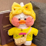 Kawaii Cartoon LaLafanfan 30cm Cafe Duck Plush Toy Stuffed Soft Kawaii Duck Doll Animal Pillow Kids Children Mart Lion 41  
