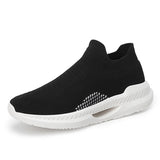 Men's Running Shoes Women Sneakers Casual Lightweight Tenis Walking Breathable Outdoor Sports Tennis Mart Lion Black 35 
