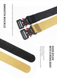 Men's 125 135 145 155 165cm Tactical Belt 5CM Wide Military Nylon Canvas Waist Belts Quick Release Magnetic Buckle Mart Lion   
