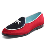 Men Casual Shoes with Bowknot Trendy Party Wedding  Men's Light Driving Moccasins Loafers Flats EUR Mart Lion   