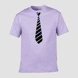 Men's Tee Top Graphic Tie T-Shirt Oversized Cotton Short Sleeve Summer  T Shirts Casual Mart Lion Lavender XS 