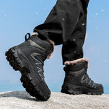 Winter Men‘s Hiking Shoes Outdoor Trekking Boots High Top Mountain Climbing Sneakers Tactical Ankle Boots Mart Lion   