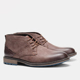 Men's Brogue Ankle Boots Retro Mart Lion Brown 649 40 