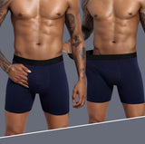  Men's Boxers Lingerie Boxer Briefs Long Bokserki Meskie Underwear Ropa Interior Hombre Underpants Cotton Panties Shorts Mart Lion - Mart Lion