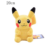 16-25cm Pokemon Series Plush Toys Pikachu Charmander Eevee Classic Anime Cartoon Stuffed Doll Mart Lion Pikachu  