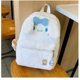  Kawaii Sanrioed Anime Cinnamoroll Melody Plush Bag Women Tote Handbags Shoulder Bags Backpack Plushie Stuffed Toy Mart Lion - Mart Lion