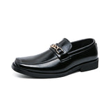 Men's Leather Casual Shoes Luxury Boat Sneaker Loafer Design Black Dress Mart Lion black 38 