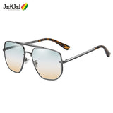JackJad Vintage Classic Metal Pilot Style Polarized Sunglasses Driving Brand Design Shades 8108 Mart Lion   