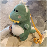 Plush bag female cartoon cute girl small shoulder bag cute dinosaur toy backpack messenger bag Mart Lion   