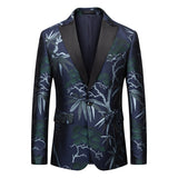 Men's Blazer Casual Steampunk Jacket Luxury Art Print Terno Social Masculino Homme Mart Lion 212 Asian L 55kg-63kg 