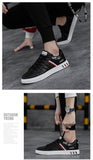 Men's Casual Shoes Lightweight Breathable White Shoes Flat Lace-Up Skateboarding Sneakers Travel Tenis Masculino Mart Lion   