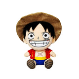 14-25cm One Piece Plush Toys Anime Figure Luffy Chopper Ace Law Cute Doll Cartoon Stuffed Keychain Pendants Kids Xmas Mart Lion 25CM 25CM Luffy 1 