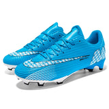 Men's Football Boots Tf Fg Professional Soccer Cleats Lightweight Children's Football Shoes Sports Footwear Mart Lion Blue cd Eur 35 