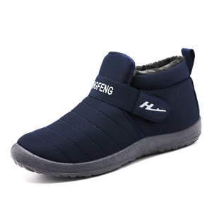 Sneakers Men's Winter Shoes Winter Sneakers Sports Black Blue Fur Zapatillas Hombre Casual Mart Lion 801 Blue Mens 35 