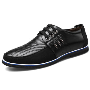 Former Shoes Men's Black Leather Oxfords Wedding Dress Zapatos De Vestir Para Hombre Elegante Mart Lion Black 38 China