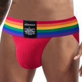 Jockmail Underwear Men's Briefs Slips Penis Pouch Panties Bikini Brief Cueca Gay Hombre Breathable Underpants Rainbow Mart Lion   