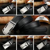 Belt Men Fashion Men&#39;s Luxury Designer Cowskin Belts for Jeans Genuine Leather Strap Automatic Buckle Cummerbunds Ceinture Homme  MartLion
