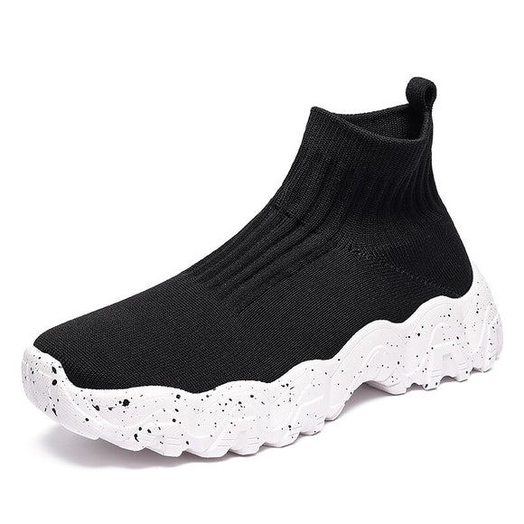  Sock Sneakers Men's Breathable Running Sports Shoes Unisex Light Soft Thick Sole Hole Couple Athletic Sneakers Women Mart Lion - Mart Lion