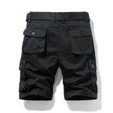 Summer Thin Men's Cargo Shorts Cotton Button Pocket Washed Comfort Casual Shorts Slim Fit Outdoor Men's Shorts Mart Lion   