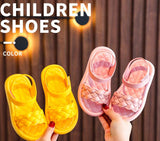Summer Girls Sandals Princess Shoes Little Girls Student Open Toe Non-slip Beach Mart Lion   