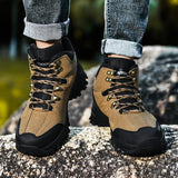 Men's Winter Boots Outdoor Hiking Shoes Padded  Trekking Men Boots High Top Mountain Climbing Sneakers Tactical Sneakers