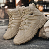 Winter Men's Military Boots Outdoor Hiking Special Force Desert Tactical Combat Ankle Work Mart Lion   