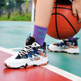 Children Shoes Kids Sneakers Boys Basketball for Boys Girls Basket Footwear Tenis Infantil Mart Lion   