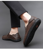 Men's Breathable Genuine Cow Leather Handmade Variable Sandals Design Casual Shoes Mart Lion   