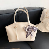 ladies hand bags retro killer bag large capacity pu leather shoulder bag Mart Lion White  