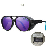 UV400 Vintage Sunglasses Men's Women Retro Sun Glasses Steampunk Goggles Outdoor Sports Running Cycling Eyewear Mart Lion B4  