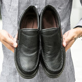 Genuine Leather Shoes Men's Loafers Soft Men's Shoes Flat Casual Footwear Male Shoes A2707 Mart Lion   