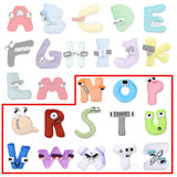 13pcs/set English Letters Alphabet Lore Plush Anime Doll Kawaii Stuffed Toys Kids Enlightenment Montessori Mart Lion   