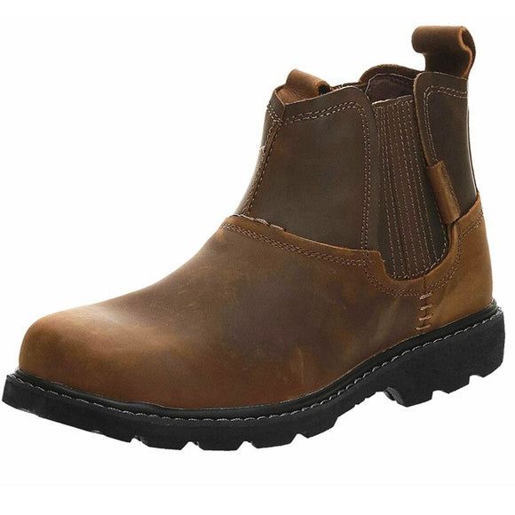  Spring Autumn Men's Boots Retro Men Chelsea Leather Ankle Zapatos Mart Lion - Mart Lion
