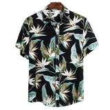 Summer Men's Beach Hawaiian Shirts Casual Vacation Street Short Sleeve Street Shirts Tops Mart Lion Color 1 XXL China