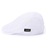  Summer Men's Hats Breathable Mesh Newsboy Caps Outdoor Baker Boy Boinas Cabbie Hat Driving Flat Cap For Women Mart Lion - Mart Lion