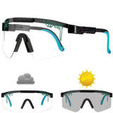 Adult Photochromic Cycling Sunglasses Men's Women Outdoor Sport Eyewear Mtb Bike Bicycle Goggles UV400 Glasses Mart Lion CB5  