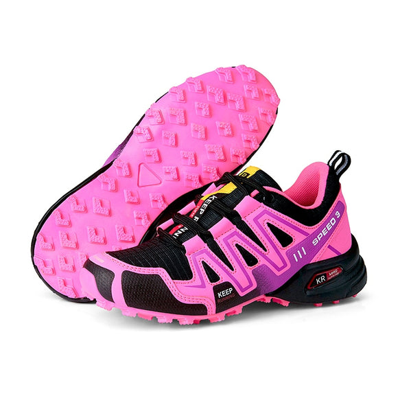 Casual Women Shoes Hiking Sport Shoes Non-Slip Lace-Up Training Running Sneakers Breathable Baskets Zapatillas Mujer Mart Lion   