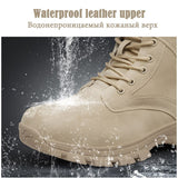 Winter Footwear Military Tactical Men's Boots Special Force Leather Desert Combat Ankle Army Shoes Mart Lion   