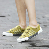 Men's Canvas Sneakers Shoes Breathable Leisure Designer Espadrilles Mixed Color Wear-resistant Vulcanize Shoes